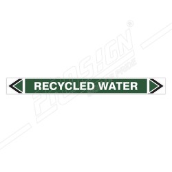 Recycled Water Pipe Marking Sticker Sign| Protector FireSafety