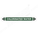 Chlorinated Water Pipe Marking Sticker Sign| Protector FireSafety