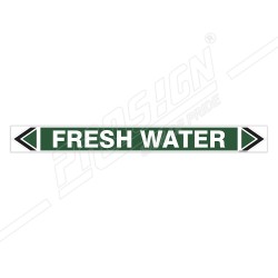 Fresh Water Pipe Marking Sticker Sign| Protector FireSafety