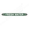 Fresh Water Pipe Marking Sticker Sign| Protector FireSafety