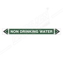 Non Drinking Water Pipe Marking Sticker Sign| Protector FireSafety