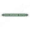 Non Drinking Water Pipe Marking Sticker Sign| Protector FireSafety