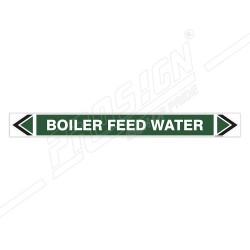 Boiler Feed Water Pipe Marking Sticker Sign| Protector FireSafety