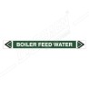 Boiler Feed Water Pipe Marking Sticker Sign| Protector FireSafety