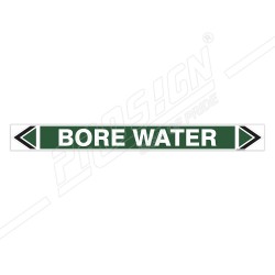 Bore Water Pipe Marking Sticker Sign| Protector FireSafety