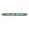 Chilled Water Pipe Marking Sticker Sign| Protector FireSafety