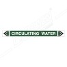 Circulating Water Pipe Marking Sticker Sign| Protector FireSafety