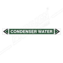 Condenser Water Pipe Marking Sticker Sign| Protector FireSafety