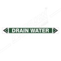 Drain Water Pipe Marking Sticker Sign| Protector FireSafety