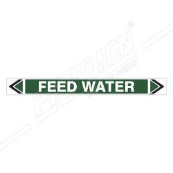 Feed Water Pipe Marking Sticker Sign| Protector FireSafety
