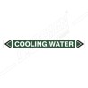 Cooling Water Pipe Marking Sticker Sign| Protector FireSafety