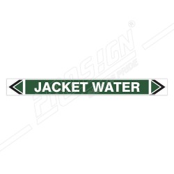 Jacket Water Pipe Marking Sticker Sign| Protector FireSafety