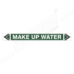 Make Up Water Pipe Marking Sticker Sign| Protector FireSafety