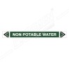 Non Potable Water Pipe Marking Sticker Sign| Protector FireSafety