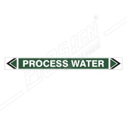 Process Water Pipe Marking Sticker Sign| Protector FireSafety