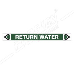Return Water Pipe Marking Sticker Sign| Protector FireSafety