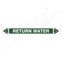 Return Water Pipe Marking Sticker Sign| Protector FireSafety