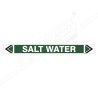 Salt Water Pipe Marking Sticker Sign| Protector FireSafety