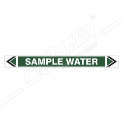 Sample Water Pipe Marking Sticker Sign| Protector FireSafety