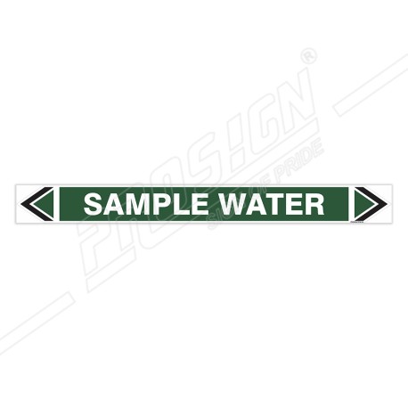 Sample Water Pipe Marking Sticker Sign| Protector FireSafety