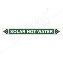 Solar Hot Water Pipe Marking Sticker Sign| Protector FireSafety