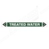 Treated Water Pipe Marking Sticker Sign| Protector FireSafety
