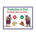 Safety Shoes Must Safety Posters| Protector FireSafety