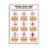 Chemical Hazard Symbol Safety Posters| Protector FireSafety