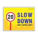 Slow Down Road Safety Posters| Protector FireSafety