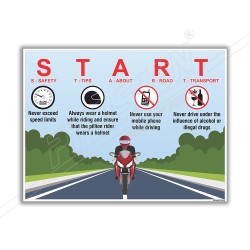 START Road Safety Posters| Protector FireSafety