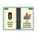 Follow Traffic Sign Road Safety Posters| Protector FireSafety