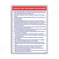 Loading Unloading Safety Posters| Protector FireSafety