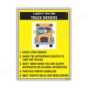 5 Safety Tips For Driver Road Safety Posters| Protector FireSafety