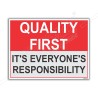 Quality First Safety Posters| Protector FireSafety