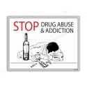 Stop Drug Abuse & Addiction Safety Posters| Protector FireSafety