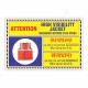 Wear High Visibility Jacket Site Safety Poster