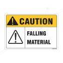 Falling Material Construction Safety Label| Protector FireSafety