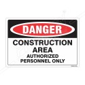 Construction Area Construction Safety Label| Protector FireSafety