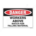 Workers Above Construction Safety Label| Protector FireSafety