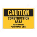Construction Area Construction Safety Label| Protector FireSafety