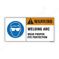 Welding ARC Construction Safety Label| Protector FireSafety