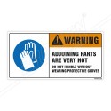 Equipment Parts Are Very Not Construction Safety Label| Protector FireSafety