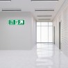 Fire Exit Right Up Cross Arrow Sign| Protector FireSafety