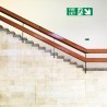 Fire Exit Right Down Cross Arrow Sign| Protector FireSafety