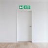 Fire Exit Left Down Arrow Sign| Protector FireSafety