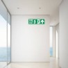 Fire Exit Right Up Arrow Sign| Protector FireSafety