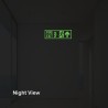 Fire Exit Right Up Arrow Sign| Protector FireSafety