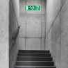 Fire Exit Left Side Up Stair Arrow Sign| Protector FireSafety
