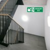 Emergency Exit Left Down Cross Arrow Sign| Protector FireSafety