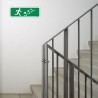 Exit Right Stair Up Arrow Sign| Protector FireSafety